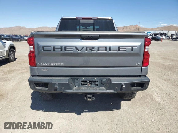 2021 Chevrolet Silverado 1500 LT with VIN 3GCUYDET0MG163866, listed as a Copart auction lot 67093704 with 59,929 mi miles and Salvage Title. Bid and sale history available at carsss.com. Image 6.