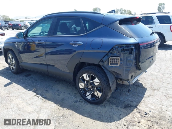 2024 Hyundai Kona SEL with VIN KM8HB3AB1RU057856, listed as a IAAI auction lot 42095258 with 9,928 mi miles. Bid and sale history available at carsss.com. Image 3.