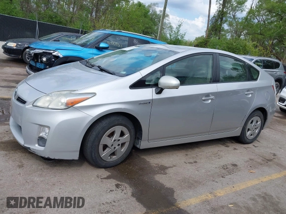 2011 Toyota Prius I with VIN JTDKN3DU6B0309743, listed as a IAAI auction lot 42114140 with 212,447 mi miles. Bid and sale history available at carsss.com. Image 14.