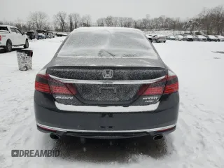 2017 Honda Accord Sedan Sport with VIN 1HGCR2F57HA186841, listed as a Copart auction lot 43878395 with 94,580 mi miles and Non Repairable. Bid and sale history available at carsss.com. Image 6.