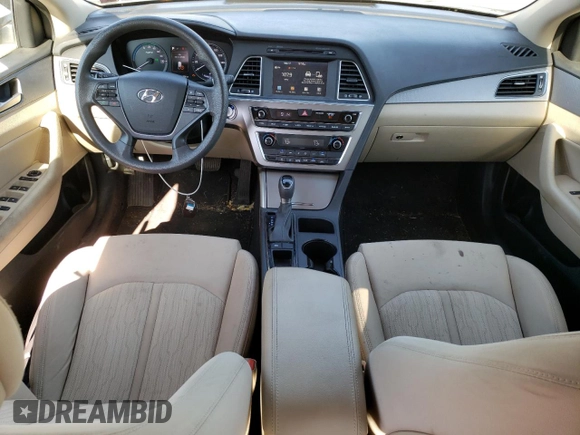 2017 Hyundai Sonata Hybrid SE with VIN KMHE24L18HA058161, listed as a Copart auction lot 52925333 with 37,935 mi miles. Bid and sale history available at carsss.com. Image 8.