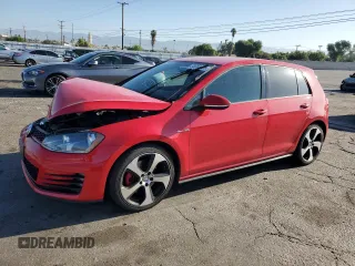 2017 Volkswagen GTI S with VIN 3VW5T7AU2HM020764, listed as a Copart auction lot 58000625 with 80,710 mi miles and Salvage title. Bid and sale history available at DreamBid. Image 1.