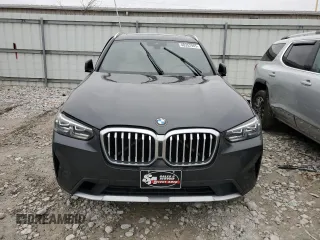 2023 BMW X3 xDrive30i with VIN 5UX53DP04P9N51157, listed as a Copart auction lot 48352945 with Not Provided miles and Salvage Title. Bid and sale history available at DreamBid. Image 5.