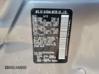 2013 Infiniti QX56 with VIN JN8AZ2NF6D9550988, listed as a Copart auction lot 71646664 with 114,335 mi miles and Salvage Title. Bid and sale history available at carsss.com. Image 14.