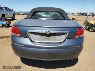 2001 Chrysler Sebring Limited with VIN 1C3EL65U31N638098, listed as a Copart auction lot 60268024 with 112,269 mi miles and Clean Title. Bid and sale history available at carsss.com. Image 6.