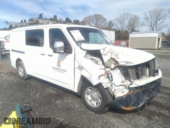 2018 Nissan NV SV with VIN 1N6AF0KYXJN809285, listed as a IAAI auction lot 41568654 with 80,121 mi miles. Bid and sale history available at carsss.com. Image 1.