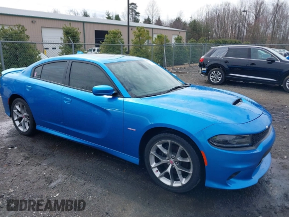 2019 Dodge Charger R/T with VIN 2C3CDXCT0KH730123, listed as a IAAI auction lot 38875412 with 7,829 mi miles and . Bid and sale history available at carsss.com. Image 1.