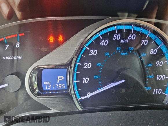 2011 Toyota Sienna XLE AAS with VIN 5TDYK3DCXBS099901, listed as a Copart auction lot 51174615 with 131,795 mi miles and Clean Title. Bid and sale history available at carsss.com. Image 8.