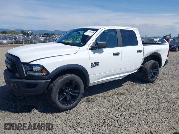 2024 Ram 1500 Classic Warlock with VIN 1C6RR7LG9RS157243, listed as a IAAI auction lot 42111265 with 19,866 mi miles. Bid and sale history available at carsss.com. Image 16.