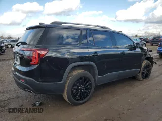 2023 GMC Acadia SLT with VIN 1GKKNULS1PZ228002, listed as a Copart auction lot 45911415 with 21,817 mi miles and Salvage Title. Bid and sale history available at DreamBid. Image 3.