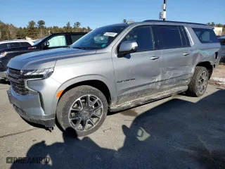 2024 Chevrolet Suburban RST with VIN 1GNSKEKDXRR161567, listed as a Copart auction lot 43260455 with 15,343 mi miles and Salvage Title. Bid and sale history available at carsss.com. Image 1.