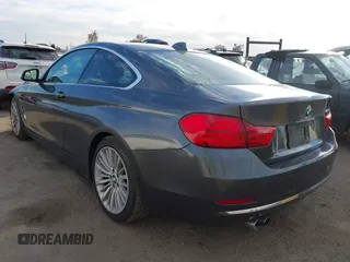 2014 BMW 4 Series 428i with VIN WBA3N7C5XEF719384, listed as a IAAI auction lot 41694678 with 115,517 mi miles and . Bid and sale history available at carsss.com. Image 3.