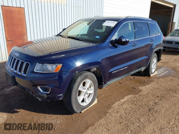 2014 Jeep Grand Cherokee Laredo with VIN 1C4RJEAGXEC206879, listed as a IAAI auction lot 41073934 with 160,457 mi miles. Bid and sale history available at carsss.com. Image 18.