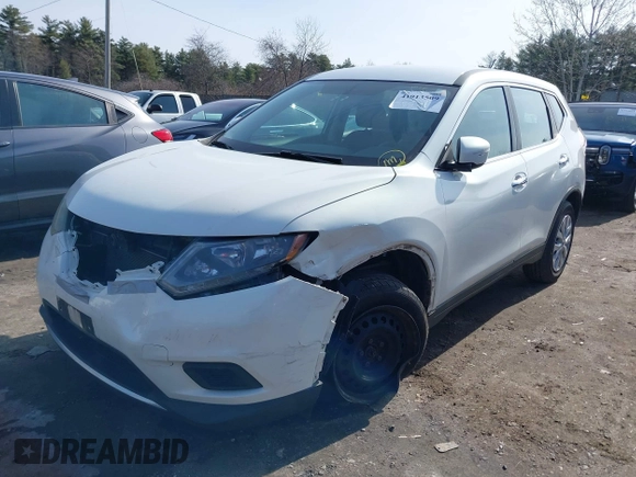 2014 Nissan Rogue S with VIN 5N1AT2MV9EC765058, listed as a IAAI auction lot 41913509 with 173,313 mi miles. Bid and sale history available at carsss.com. Image 2.