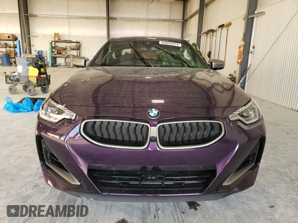 2024 BMW 2 Series M240i xDrive with VIN 3MW53CM07R8E66520, listed as a Copart auction lot 84655474 with 6,176 mi miles and Salvage Title. Bid and sale history available at carsss.com. Image 5.
