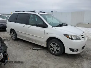 2006 Mazda MPV LX with VIN JM3LW28AX60563786, listed as a Copart auction lot 41579595 with 244,370 mi miles and Non repairable. Bid and sale history available at DreamBid. Image 4.