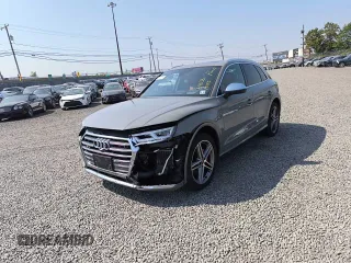 2019 Audi SQ5 Prestige with VIN WA1C4AFY2K2002662, listed as a Copart auction lot 43768595 with 64,033 mi miles and Salvage Title. Bid and sale history available at carsss.com. Image 1.