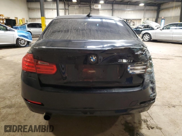 2013 BMW 3 Series 320i with VIN WBA3B1C5XDK130167, listed as a Copart auction lot 60518965 with 129,308 mi miles and Salvage title. Bid and sale history available at DreamBid. Image 6.