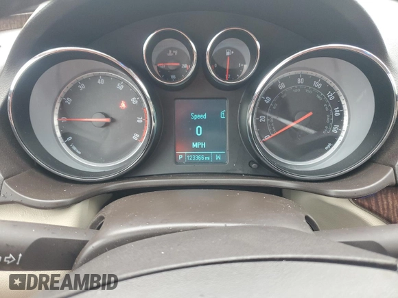 2012 Buick Regal with VIN 2G4GR5EK6C9115784, listed as a Copart auction lot 57816505 with 123,366 mi miles and Salvage title. Bid and sale history available at DreamBid. Image 9.