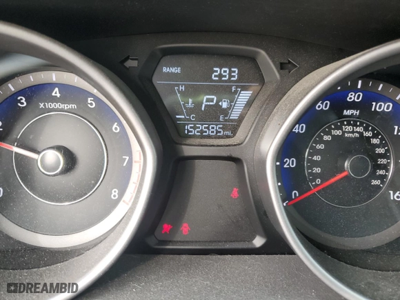 2014 Hyundai Elantra SE with VIN KMHDH4AEXEU160653, listed as a Copart auction lot 49967825 with 152,585 mi miles and Salvage Title. Bid and sale history available at carsss.com. Image 9.