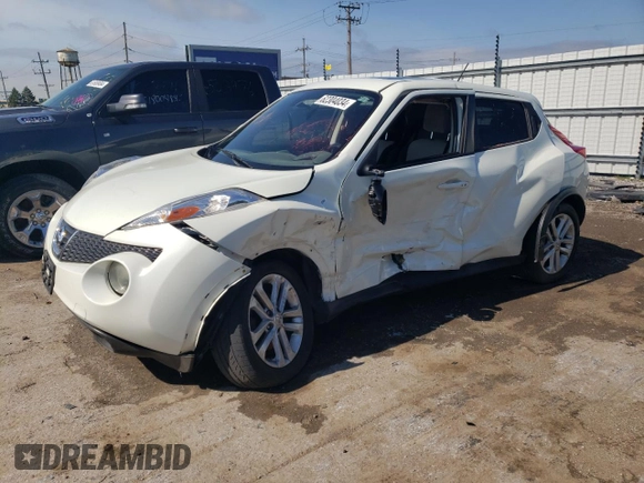 2012 Nissan Juke SV with VIN JN8AF5MR6CT100975, listed as a Copart auction lot 62304034 with 0 mi miles and Non Repairable. Bid and sale history available at carsss.com. Image 1.