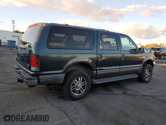 2002 Ford Excursion XLT with VIN 1FMNU41SX2EA41688, listed as a Copart auction lot 81190734 with 105,471 mi miles and Clean Title. Bid and sale history available at DreamBid. Image 3.