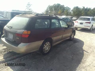 2001 Subaru Legacy Outback L.L. Bean z VIN 4S3BH806X17654226, wystawiony jako IAAI lot #41663237 z przebiegiem 192 339 mil mil oraz . Historia ofert i sprzedaży dostępna na DreamBid. Obrazek 4.