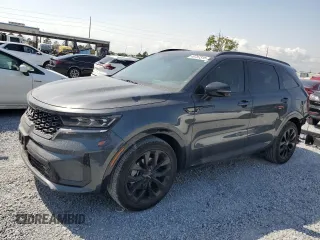 2023 Kia Sorento SX z VIN 5XYRK4LF2PG182541, wystawiony jako Copart lot #49757315 z przebiegiem 25 896 mil mil oraz Szkoda całkowita • Salvage title. Historia ofert i sprzedaży dostępna na DreamBid. Obrazek 1.