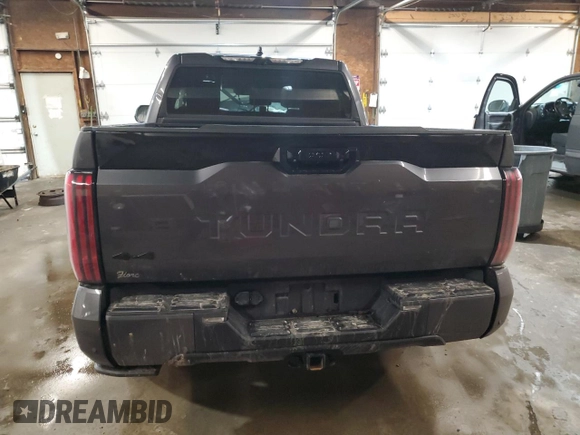 2023 Toyota Tundra Platinum с VIN 5TFNA5DB1PX111511, выставлен на аукционе Copart как лот 43710805 с пробегом Не указан миль и Списание • Salvage title. История ставок и продаж доступна на DreamBid. Изображение 6.