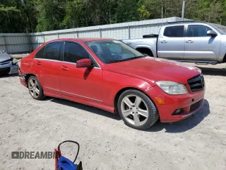 2010 Mercedes-Benz C 300 Sport with VIN WDDGF5EB5AR111523, listed as a Copart auction lot 61776455 with Not provided miles and Salvage title. Bid and sale history available at DreamBid. Image 4.