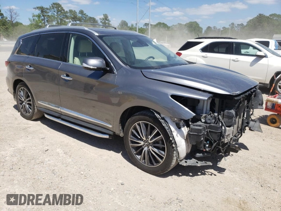 2018 Infiniti QX60 with VIN 5N1DL0MN4JC531308, listed as a Copart auction lot 52232365 with 81,217 mi miles and Salvage Title. Bid and sale history available at carsss.com. Image 4.