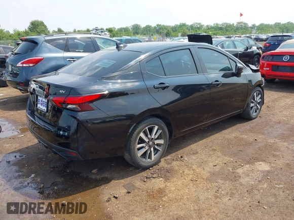 2021 Nissan Versa SV with VIN 3N1CN8EV5ML829885, listed as a IAAI auction lot 42407331 with 71,373 mi miles and . Bid and sale history available at DreamBid. Image 4.