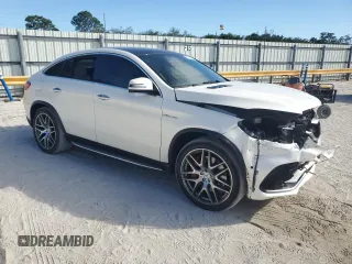 2018 Mercedes-Benz GLE 63 S AMG with VIN 4JGED7FB7JA095871, listed as a Copart auction lot 83789674 with 73,718 mi miles and Salvage title. Bid and sale history available at DreamBid. Image 4.