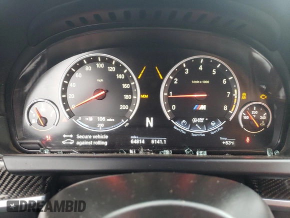 2014 BMW M6 z VIN WBSLX9C52ED160071, wystawiony jako Copart lot #77452554 z przebiegiem 64 814 mil mil oraz Szkoda całkowita • Salvage title. Historia ofert i sprzedaży dostępna na DreamBid. Obrazek 9.