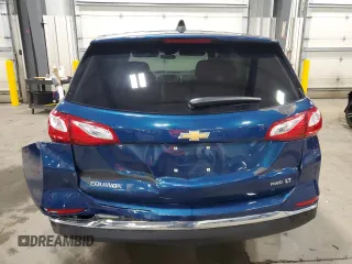 2021 Chevrolet Equinox LT with VIN 2GNAXUEV3M6143606, listed as a Copart auction lot 52160375 with 90,449 mi miles and Salvage Title. Bid and sale history available at DreamBid. Image 6.