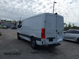 2024 Mercedes-Benz Sprinter Cargo with VIN W1Y4KBHY4RT175862, listed as a IAAI auction lot 41347055 with 21,566 mi miles and . Bid and sale history available at carsss.com. Image 3.