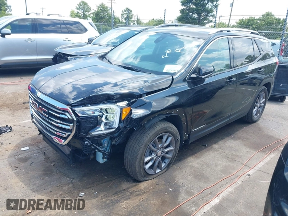 2024 GMC Terrain SLT z VIN 3GKALPEG1RL172200, wystawiony jako IAAI lot #42820609 z przebiegiem 37 648 mil mil oraz . Historia ofert i sprzedaży dostępna na DreamBid. Obrazek 2.
