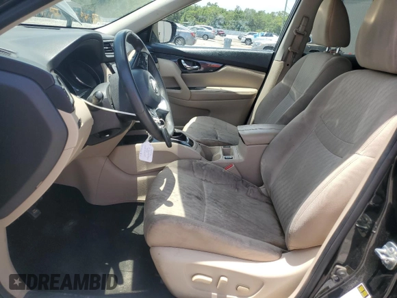 2017 Nissan Rogue SV with VIN KNMAT2MV6HP585747, listed as a Copart auction lot 60084945 with 96,604 mi miles and Salvage title. Bid and sale history available at DreamBid. Image 7.
