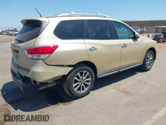 2013 Nissan Pathfinder SL with VIN 5N1AR2MM7DC645084, listed as a IAAI auction lot 42633104 with 268,182 mi miles and . Bid and sale history available at DreamBid. Image 4.