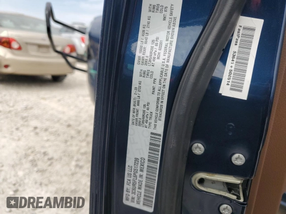 2023 Ram 2500 Laramie with VIN 3C6UR5FL6PG517239, listed as a Copart auction lot 48039645 with 18,761 mi miles and Salvage Title. Bid and sale history available at carsss.com. Image 12.
