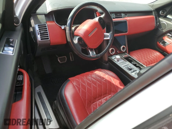 2019 Land Rover Range Rover with VIN SALGW2SEXKA530547, listed as a Copart auction lot 76191474 with Not provided miles and Non repairable. Bid and sale history available at DreamBid. Image 8.