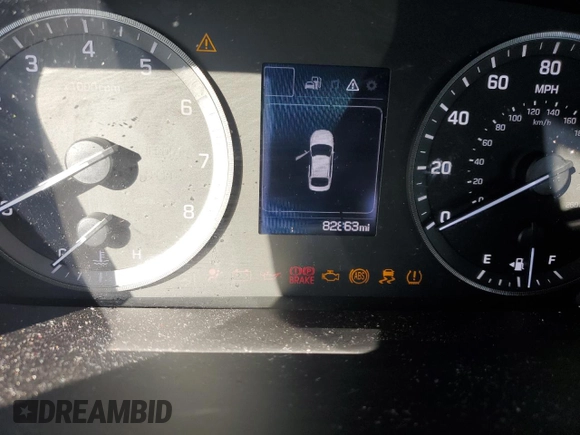 2016 Hyundai Sonata Sport with VIN 5NPE34AF9GH416360, listed as a Copart auction lot 45181925 with 82,863 mi miles and Salvage Title. Bid and sale history available at DreamBid. Image 9.