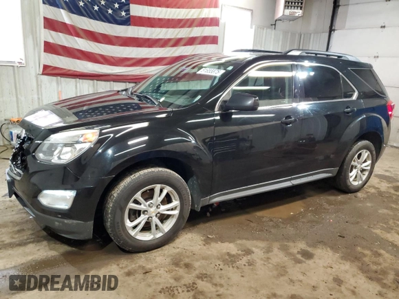 2017 Chevrolet Equinox LT with VIN 2GNFLFEK7H6336964, listed as a Copart auction lot 51655875 with 167,335 mi miles and Salvage Title. Bid and sale history available at DreamBid. Image 1.