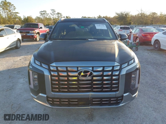 2024 Hyundai Palisade Calligraphy z VIN KM8R74GE4RU653931, wystawiony jako IAAI lot #41803590 z przebiegiem 25 374 mil mil oraz . Historia ofert i sprzedaży dostępna na DreamBid. Obrazek 12.