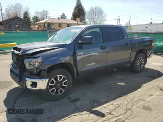 2018 Toyota Tundra SR5 z VIN 5TFDY5F19JX711681, wystawiony jako Copart lot #53108535 z przebiegiem 91 479 mil mil oraz Szkoda całkowita • Salvage title. Historia ofert i sprzedaży dostępna na DreamBid. Obrazek 1.