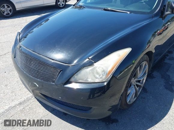 2008 Infiniti G37 Coupe Journey with VIN JNKCV64E08M119838, listed as a IAAI auction lot 41997786 with 204,941 mi miles. Bid and sale history available at carsss.com. Image 17.