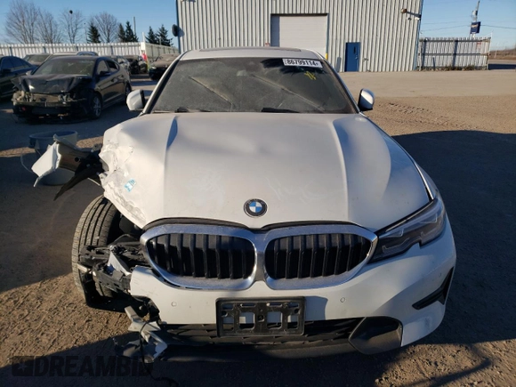 2021 BMW 3 Series 330i xDrive with VIN 3MW5R7J07M8C01311, listed as a Copart auction lot 86799114 with 0 mi miles and Clean Title. Bid and sale history available at carsss.com. Image 5.