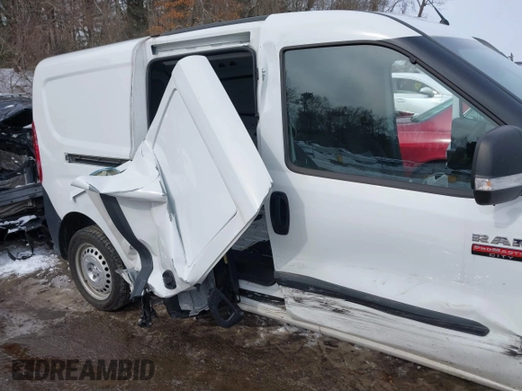 2020 Ram ProMaster City Cargo Van Tradesman with VIN ZFBHRFAB0L6R67529, listed as a IAAI auction lot 41516078 with 114,506 mi miles. Bid and sale history available at carsss.com. Image 6.