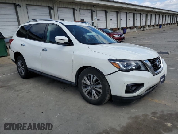 2020 Nissan Pathfinder SV with VIN 5N1DR2BM6LC590559, listed as a Copart auction lot 52991785 with 61,870 mi miles and Salvage title. Bid and sale history available at DreamBid. Image 4.