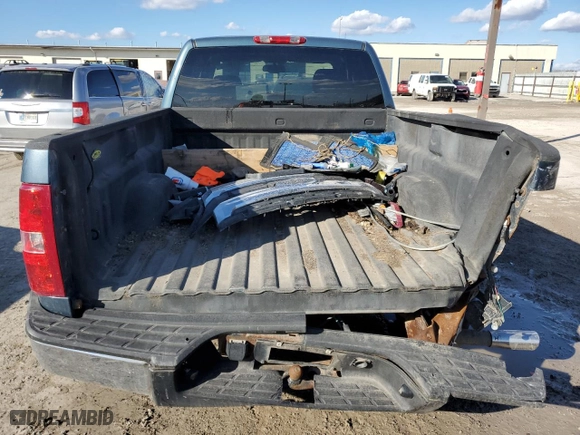 2007 Chevrolet Silverado 1500 LT w/1LT with VIN 1GCEC19J57Z650057, listed as a Copart auction lot 45839265 with 208,973 mi miles and Salvage Title. Bid and sale history available at carsss.com. Image 6.